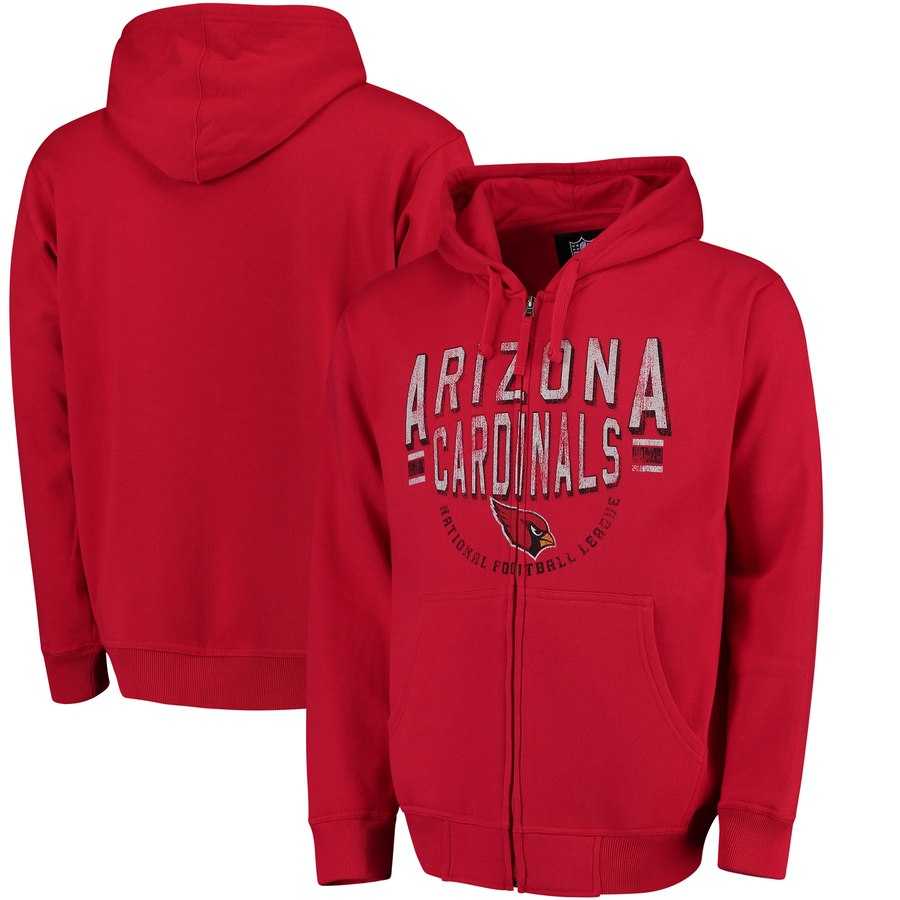 Men's Arizona Cardinals G III Sports by Carl Banks Post Season Full Zip Hoodie Cardinal,We sell and wholesale Men's Arizona Cardinals G III Sports by Carl Banks Post Season Full Zip Hoodie Cardinal on line form chian!
